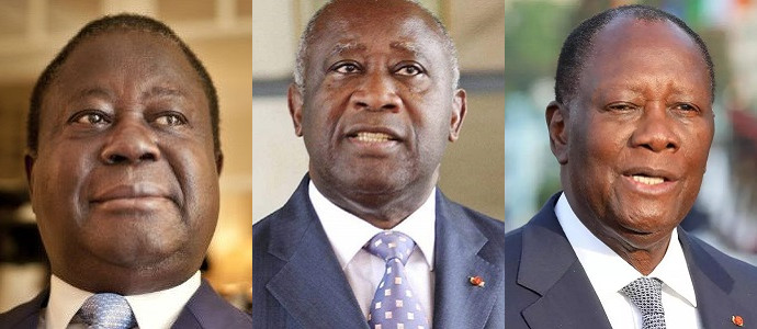 Henri Konan Bedie, Laurent Gbagbo, Alassane Ouattara