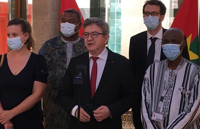 Jean-Luc Mélenchon au Burkina : « Il existe aussi une France fraternelle, qui n'est pas impérialiste… » Credit photo  leFaso.net