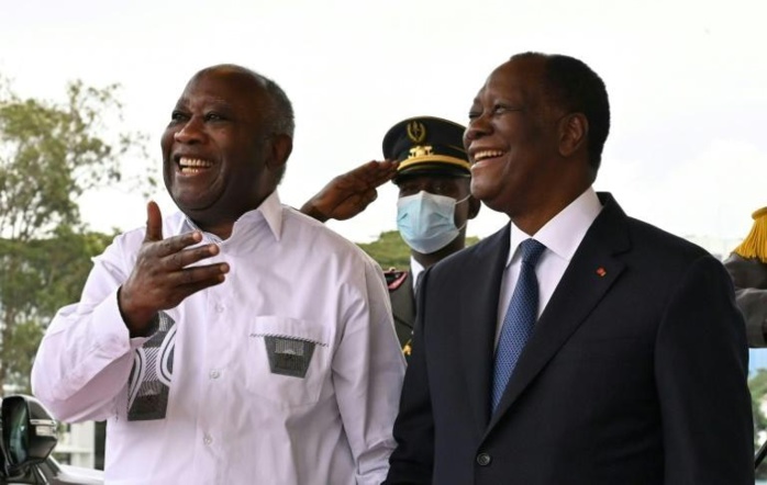 Laurent Gbagbo et Alassane Ouattara Laurent Gbagbo et Alassane Ouattara
