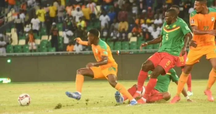 les éléphants battent les lions indomptables du Cameroun 2:0