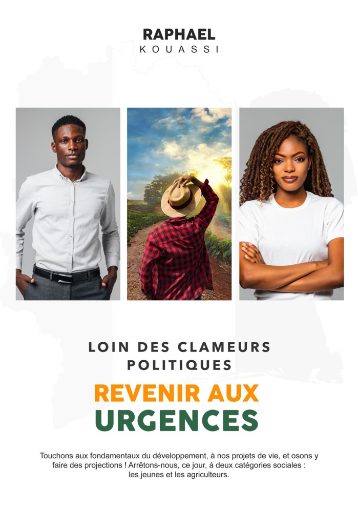 Loin des clameurs politiques de Raphael Kouassi Loin des clameurs politiques de Raphael Kouassi