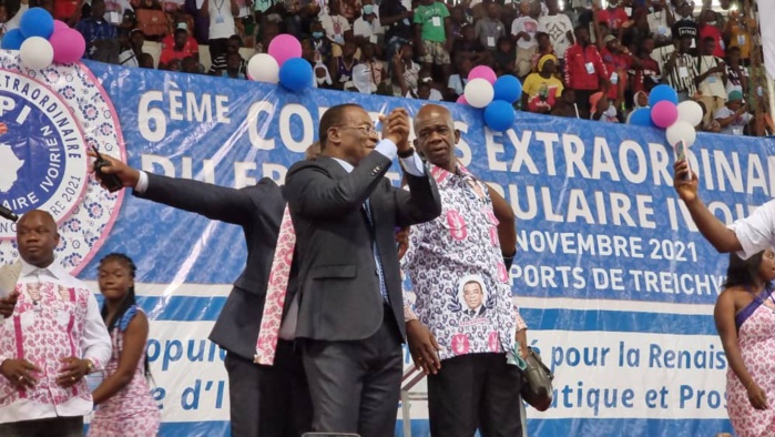 Affi N'guessan et son directeur de cabinet Koulibaly Seydou Affi N'guessan et son directeur de cabinet Koulibaly Seydou