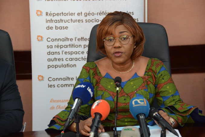 Madame Kaba Nialé, ministre du Plan et du développement.