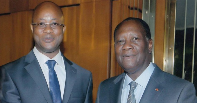 Yaya Fofana et Alassane Ouattara. Yaya Fofana et Alassane Ouattara.