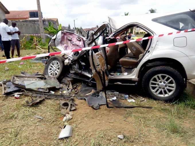 Accident à cocody-Angré Accident à cocody-Angré