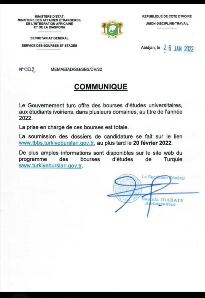 Formation : La Turquie offre des bourses universitaires Formation : La Turquie offre des bourses universitaires