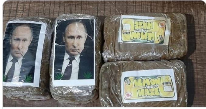 Trafic de drogue en Libye: La brigade anti-drogue saisit plus de 300 plaquettes portant l'image de Poutine Trafic de drogue en Libye: La brigade anti-drogue saisit plus de 300 plaquettes portant l'image de Poutine