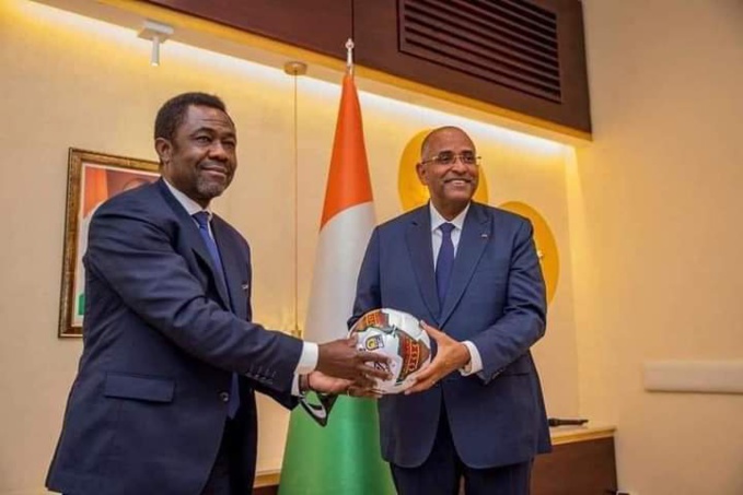 Can 2023/ Les émissaires de la CAF reçus par le premier ministre Patrick Achi font des révélationsi Can 2023/ Les émissaires de la CAF reçus par le premier ministre Patrick Achi font des révélationsi