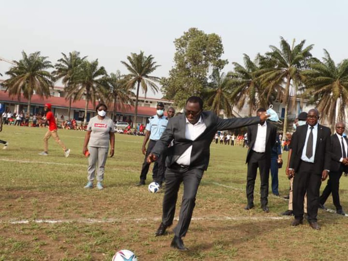 CAN 2023: Le Ministre DANHO annonce la réalisation de 24 terrains d'entrainement dans les lycées et collègues du pays CAN 2023: Le Ministre DANHO annonce la réalisation de 24 terrains d'entrainement dans les lycées et collègues du pays