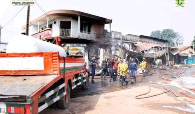 Ph:DR Incendie à Man Ph:DR Incendie à Man