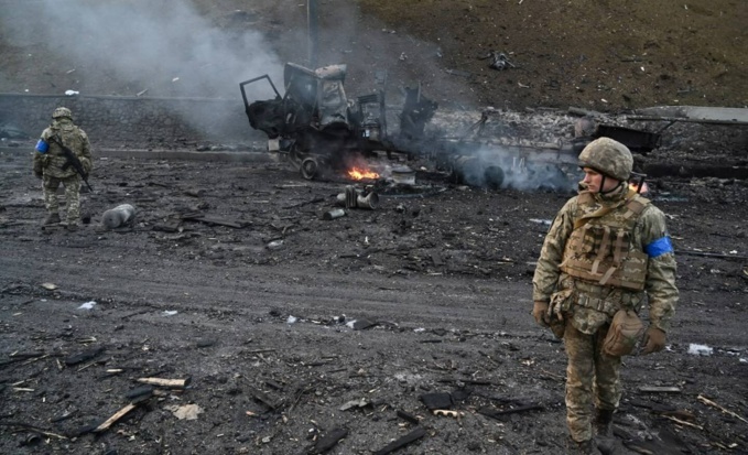 Ukraine/bataille de Kiev : Les forces Ukrainiennes chassent l’armée Russe d’un village près de Kiev