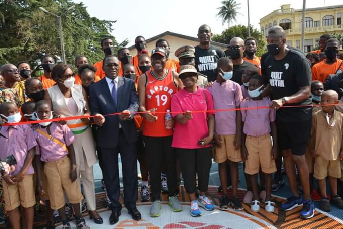 PROMOTION DES SPORTS /L'Ong Giants of Africa offre un plateau sportif à l'orphelinat de Bingerville