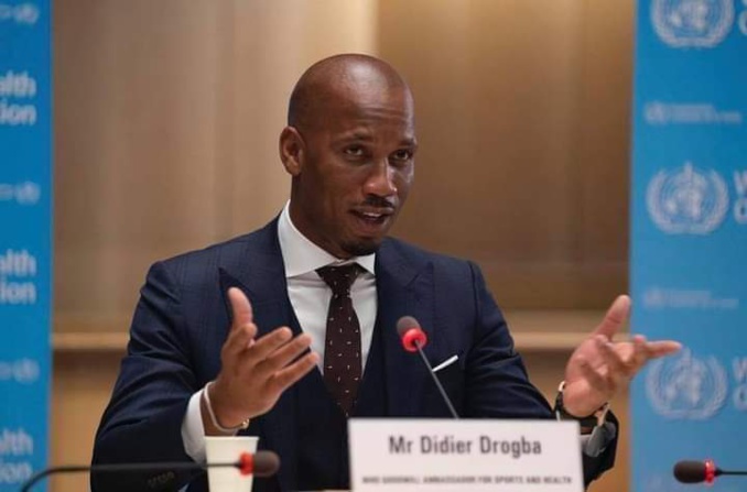 DIDIER DROGBA, AMBASSADEUR DE L’OMS, A CŒUR OUVERT