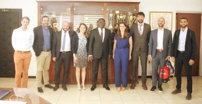 Développement de l'économie sportive: DANHO échange avec GIE France Expertise  Développement de l'économie sportive: DANHO échange avec GIE France Expertise