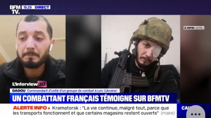Un volontaire Français en Ukraine à propos des soldats Russes: 'Ils ont le choix entre nos balles et celles de leurs officiers'