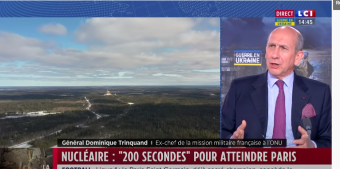 Menaces nucléaires de la Russie/Un Général Français prévient : ‘’Les Russes savent que ce sera la fin du monde’’ Menaces nucléaires de la Russie/Un Général Français prévient : ‘’Les Russes savent que ce sera la fin du monde’’