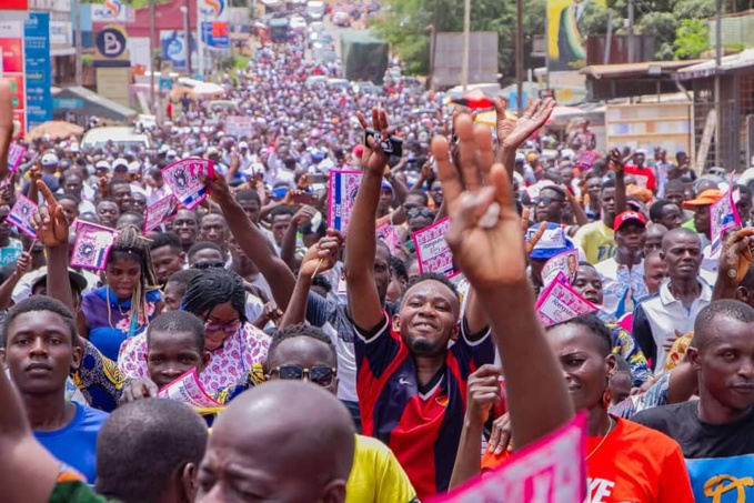 Fête de la liberté à Abengourou, la marche de la liberté