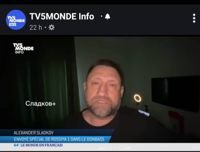 A la télévision Russe, un reporter avoue : ‘’c’est difficile de parler...on ne peut pas repousser les Ukrainiens’’ A la télévision Russe, un reporter avoue : ‘’c’est difficile de parler...on ne peut pas repousser les Ukrainiens’’