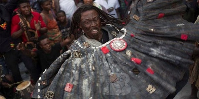 Ph:DR Le féticheur ghanéen, Kwaku Bonsam Ph:DR Le féticheur ghanéen, Kwaku Bonsam