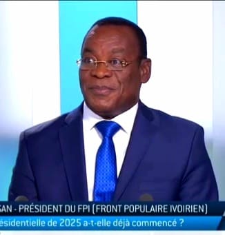 Pascal Affi N'Guessan, président du FPI sur TV5 le 24 juin 2022
