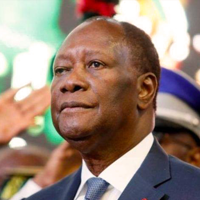 Sem. Alassane Ouattara, président de la république de Côte d'Ivoire