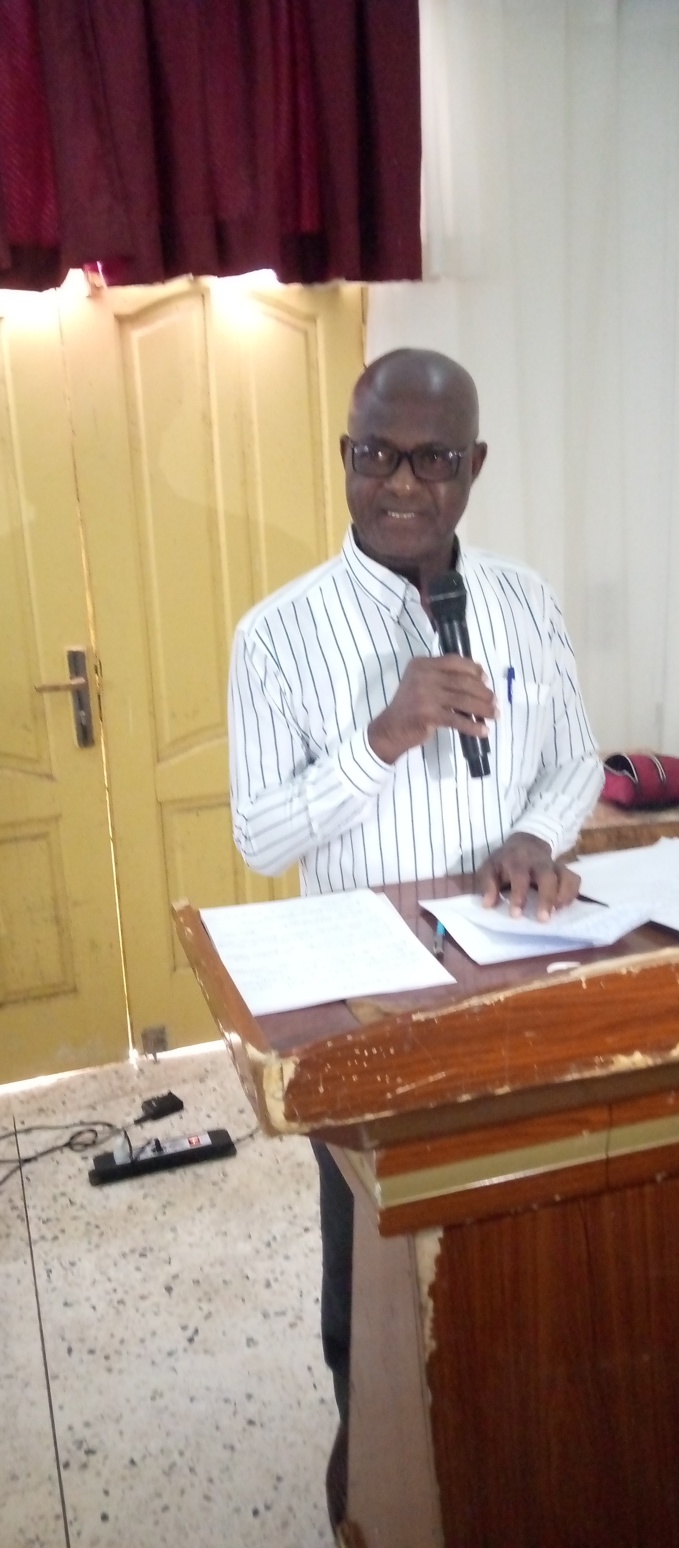 Apo Ernest, le conseiller municipal chargé des sports Apo Ernest, le conseiller municipal chargé des sports