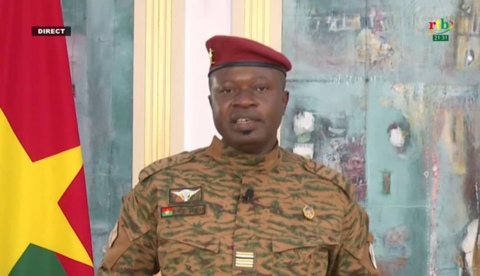 Le président Sandaogo Damiba très préoccupé par la situation au Burkina Faso Le président Sandaogo Damiba très préoccupé par la situation au Burkina Faso