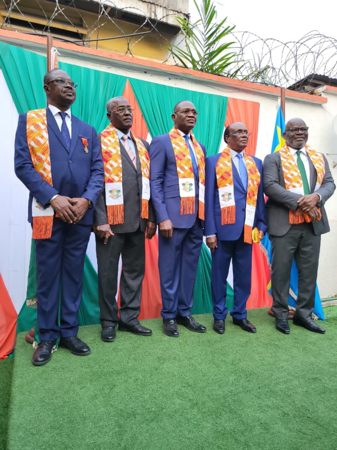 62 ans de l'indépendance ivoirienne en Rdc/ L'ambassadeur vante les mérites du gouvernement et distingue 7 récipiendaires