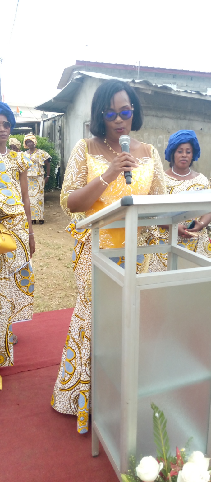 Mme Yobou Philomène-Carelle, présidente de l'Afad Mme Yobou Philomène-Carelle, présidente de l'Afad