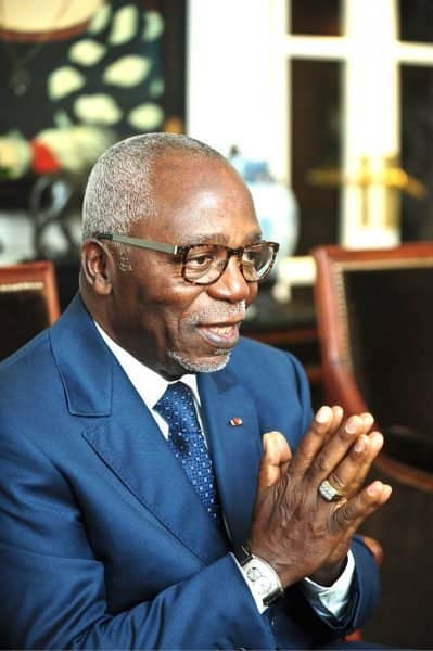 L'ancien président de l'Assemblée nationale du Gabon Guy Nzouba-Ndama