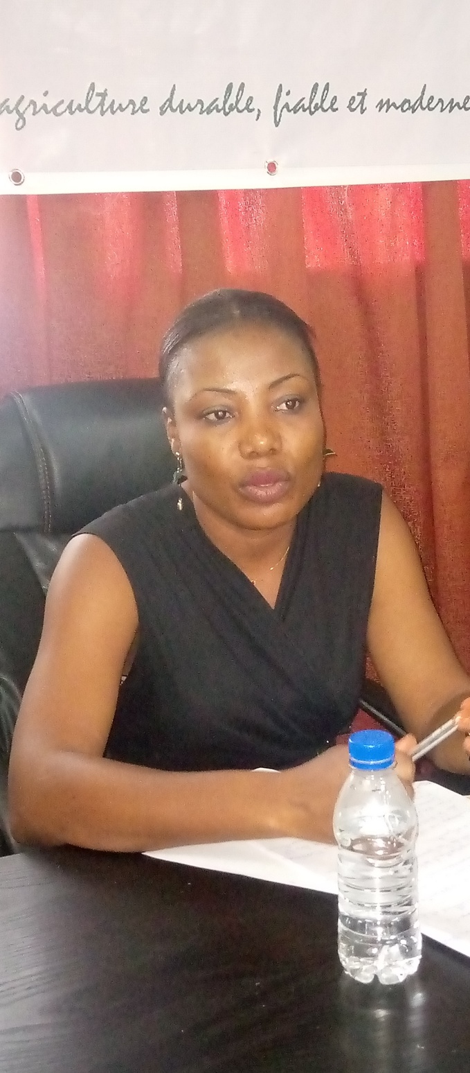 Lath Maguy Wrong, la promotrice du salon de l'agriculture de la côtière Lath Maguy Wrong, la promotrice du salon de l'agriculture de la côtière