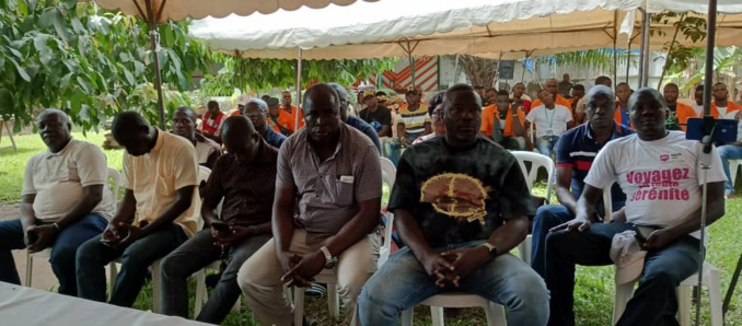 Les transporteurs sont venus nombreux et se disent déterminés Les transporteurs sont venus nombreux et se disent déterminés