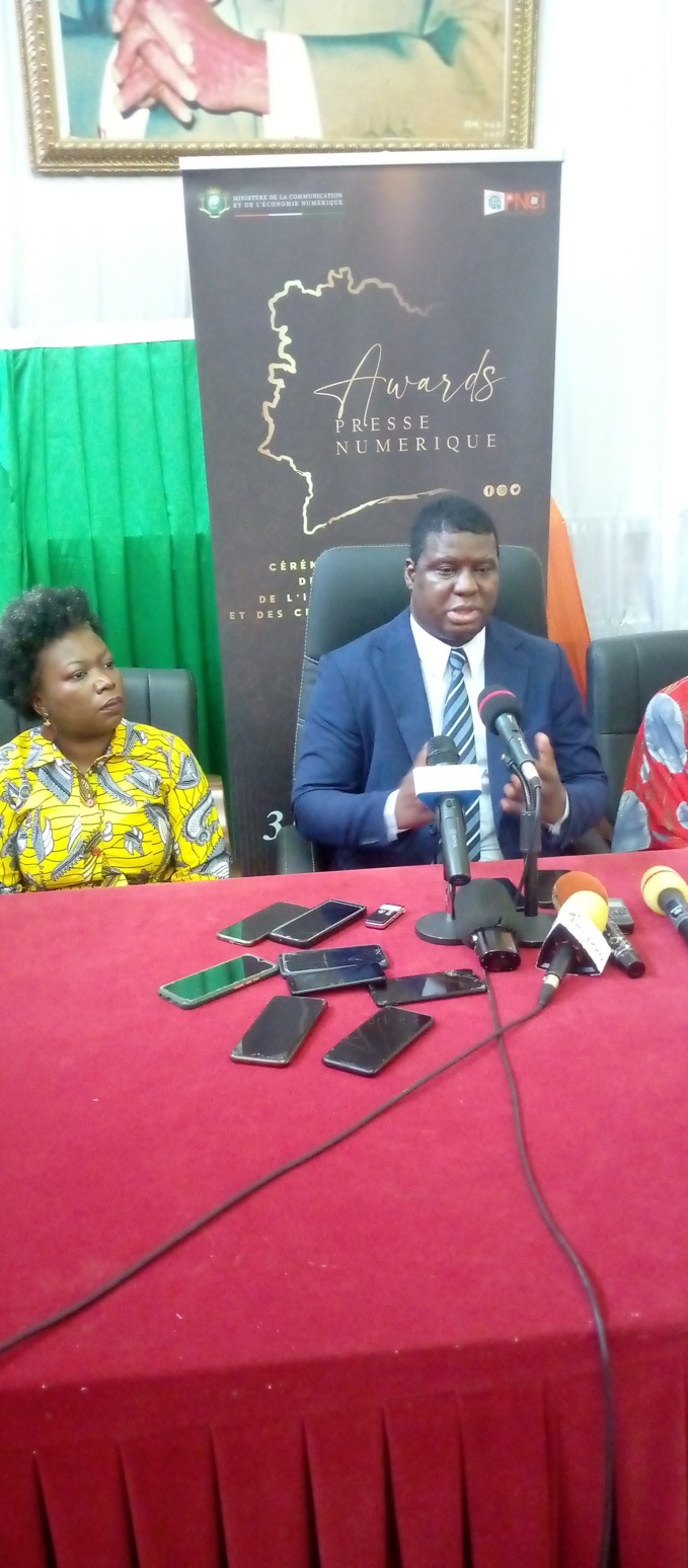 Le président de la Pnci Joël Nianzou a dévoilé les enjeux des Awards du numérique Le président de la Pnci Joël Nianzou a dévoilé les enjeux des Awards du numérique