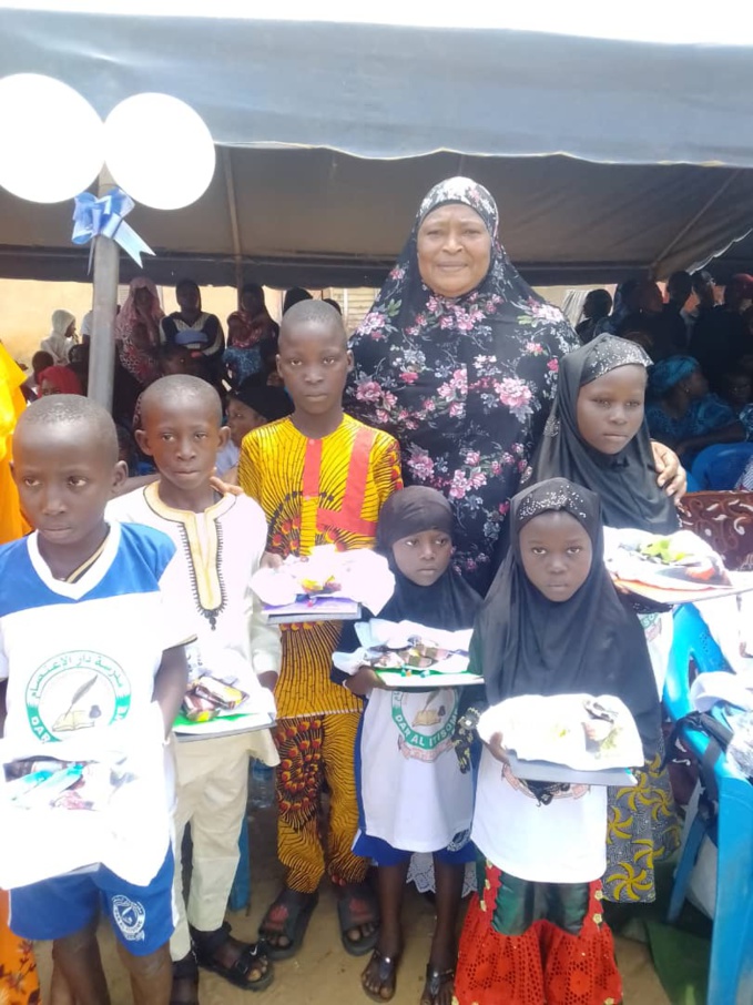 Adja Mafitini de l'Ong Cœur de mère a apporté son soutien aux veuves et orphelins