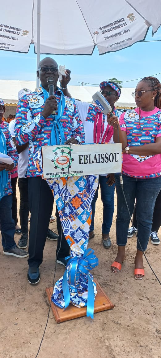 Kouakou Romain, président de la mutuelle Eblaissou Kouakou Romain, président de la mutuelle Eblaissou
