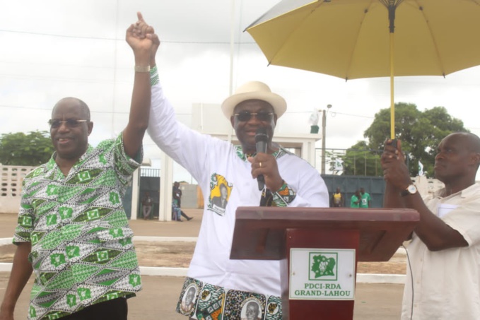 Le secrétaire exécutif en chef du Pdci-Rda a présenté Gnangni Daniel à la population Le secrétaire exécutif en chef du Pdci-Rda a présenté Gnangni Daniel à la population