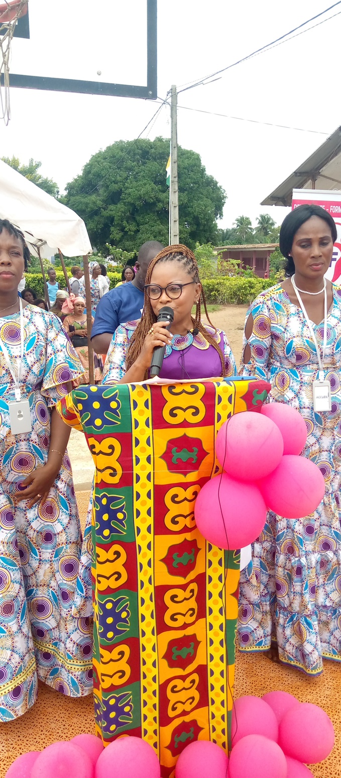 La directrice de la pouponnière de Dabou, Mme Ouattara Korotoum La directrice de la pouponnière de Dabou, Mme Ouattara Korotoum