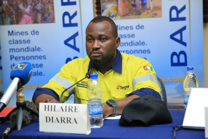 M. Hilaire Diarra, directeur de la mine d'or de Tongon M. Hilaire Diarra, directeur de la mine d'or de Tongon
