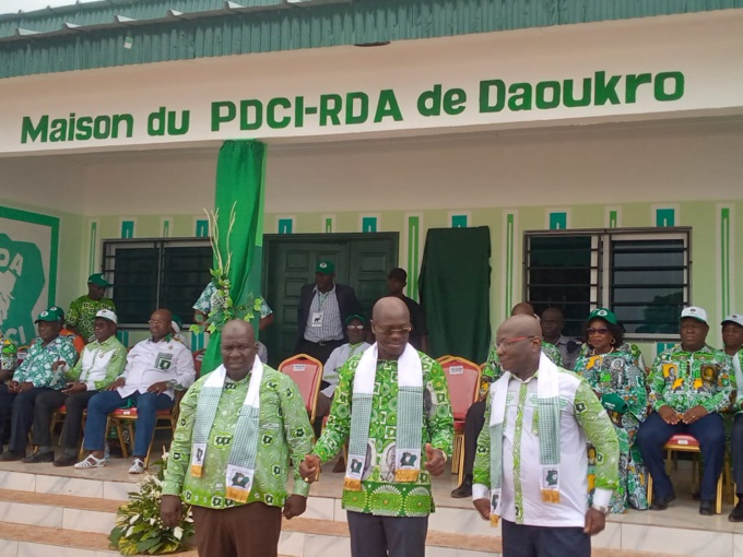 Les candidats du Pdci-Rda aux élections municipales et régionales de Daoukro ont été investis Les candidats du Pdci-Rda aux élections municipales et régionales de Daoukro ont été investis