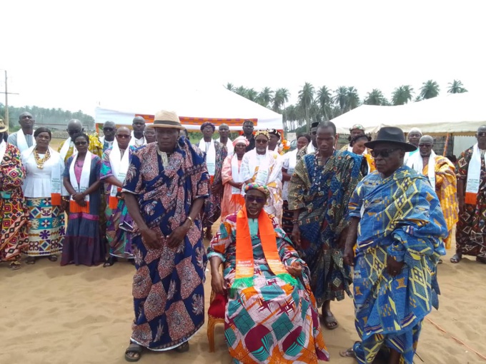 Joachim Beugré, candidat du Rhdp a été investi à Abréby Joachim Beugré, candidat du Rhdp a été investi à Abréby