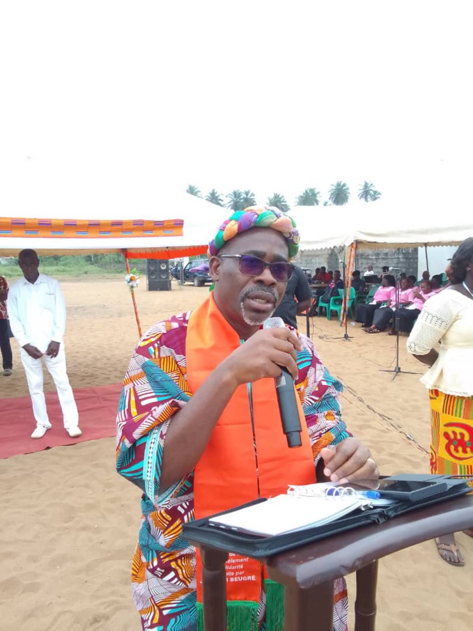 Joachim Beugré, maire de Jacqueville Joachim Beugré, maire de Jacqueville