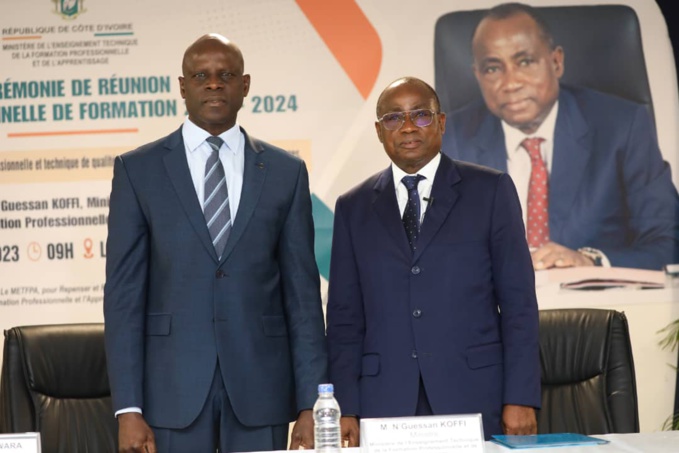 Enseignement technique/ Le ministre N'Guessan Koffi fixe ses priorités Enseignement technique/ Le ministre N'Guessan Koffi fixe ses priorités