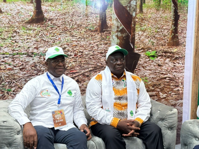 Sara/ Le président de l'Apromac présente l'architecture de la labellisation du caoutchouc ivoirien Sara/ Le président de l'Apromac présente l'architecture de la labellisation du caoutchouc ivoirien