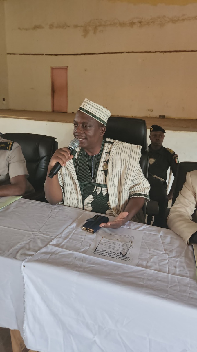 Le maire de Bangolo, M. Gah Roger Le maire de Bangolo, M. Gah Roger