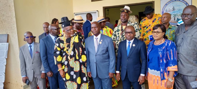 La chefferie était présente La chefferie était présente