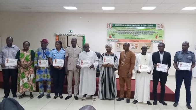 Bouaflé/ Mariage forcé, excision, Vbg.../ Des chefs de villages et des guides religieux prennent position Bouaflé/ Mariage forcé, excision, Vbg.../ Des chefs de villages et des guides religieux prennent position