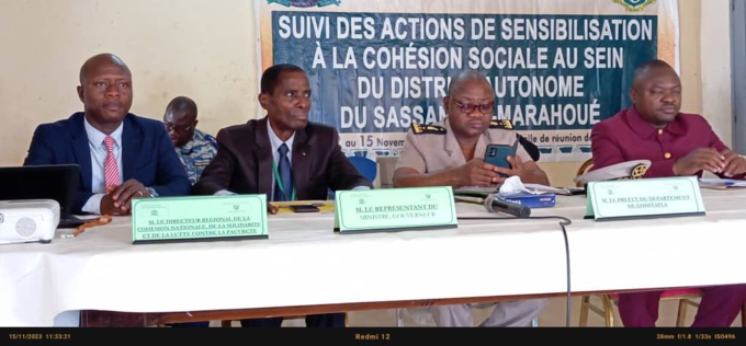 Reprise des élections municipales à Gohitafla/Le ministre gouverneur appelle à la paix Reprise des élections municipales à Gohitafla/Le ministre gouverneur appelle à la paix