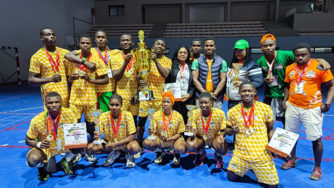 L'équipe ivoirienne de Dodgeball L'équipe ivoirienne de Dodgeball