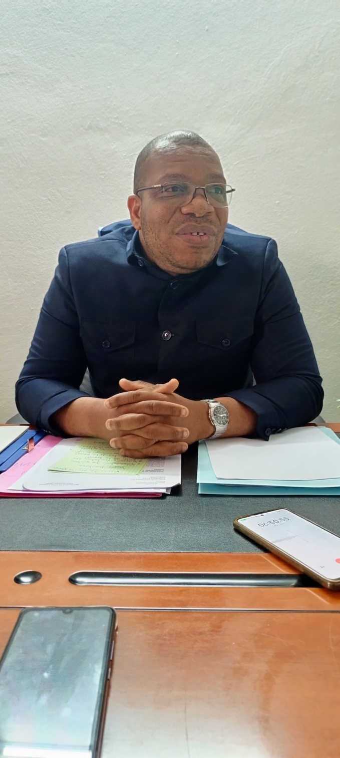 Béranger Kponé, directeur régional du commerce et de l'industrie des Grands Ponts Béranger Kponé, directeur régional du commerce et de l'industrie des Grands Ponts