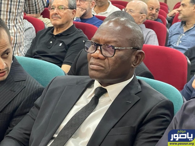 Le ministre des sports Metch Silas Metch partage la douleur de la communauté libanaise Le ministre des sports Metch Silas Metch partage la douleur de la communauté libanaise